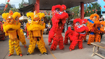 ĐOÀN LSR NAM WAH làm lễ khai quang điểm nhãn tại chùa Bà Thiên Hậu (Binh Dương) - Múa Lân 2025