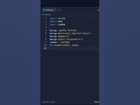 71 -- 3-D graphic design in python #100daysofcode with #python #100 # ...