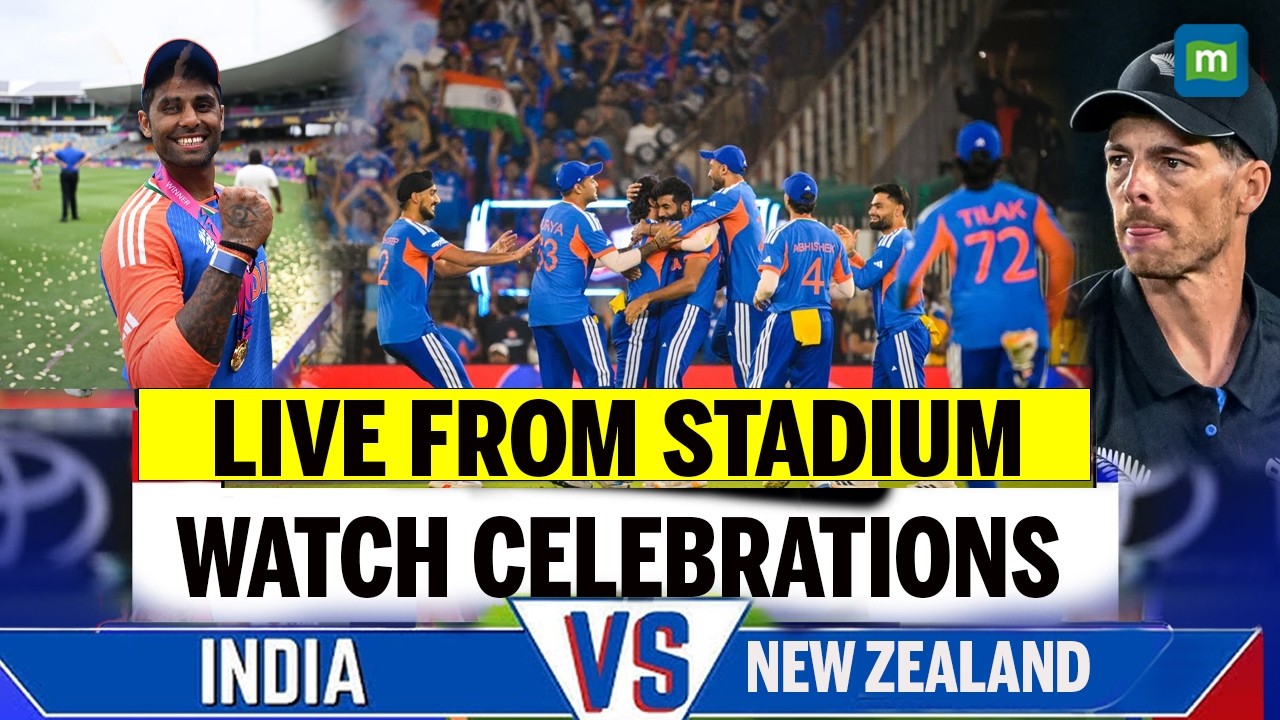 🔴Прямая трансляция со стадиона: На стадионе имени Нарендры Моди начинается вечеринка в честь побе...