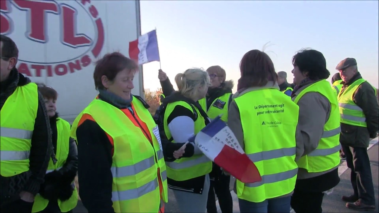 Manifestation Des Gilets Jaunes à Saint Pol Sur Ternoise
