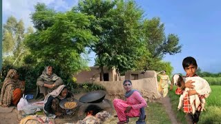 Ancient Village Life in Pakistan||Traditional Culture in Punjab||Women Morning Routine