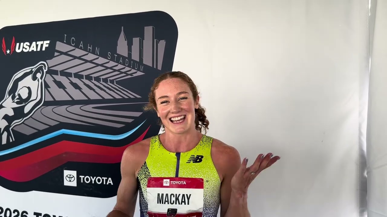 Emily Mackay discusses her 2026 season ahead of US 1500m final