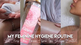 FEMININE HYGIENE ROUTINE ♡ Soft Glowy Skin, Waxing, Feminine Hygiene Tips, & Smell Good All Day! screenshot 1