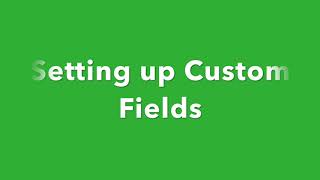 Custom Field Setup in Infusionsoft