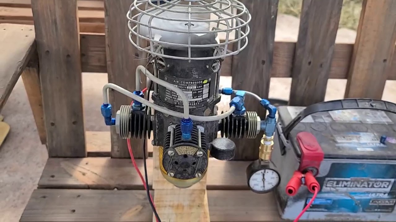 compresor cornelius pcp 24v 3000psi .4cfm YouTube