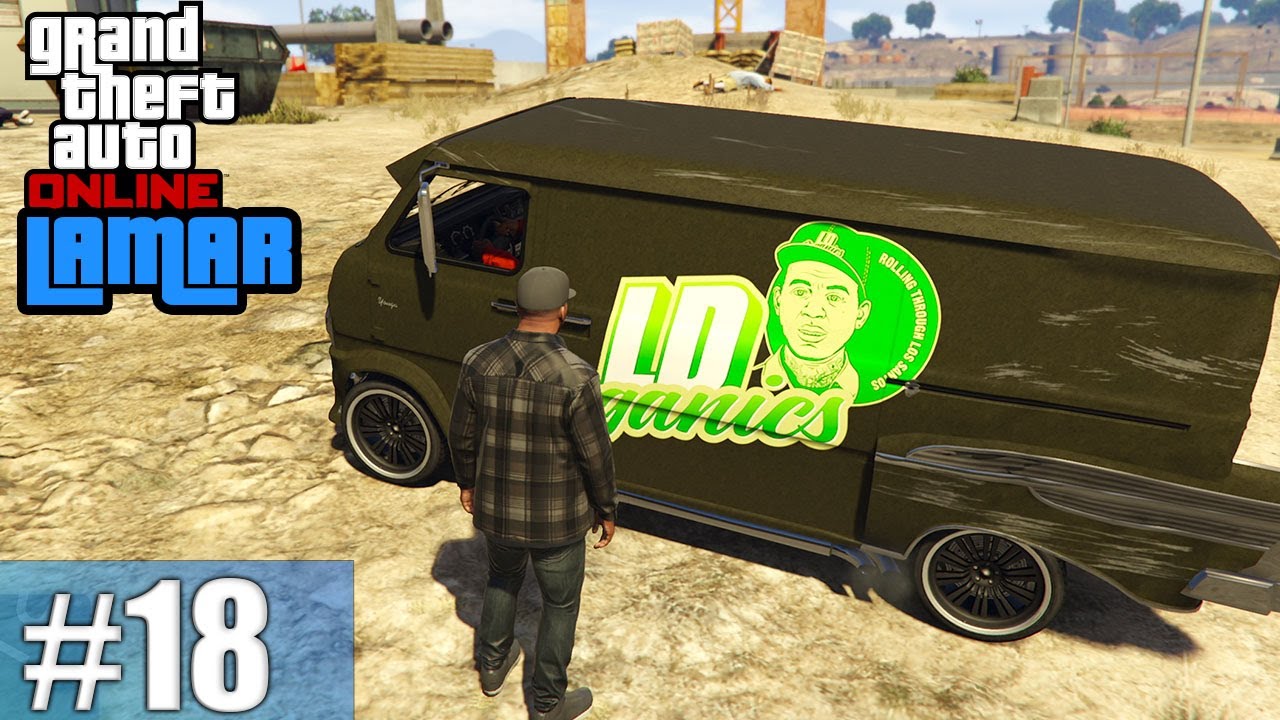 GTA Online Ламар: (Короткая поездка) OG Kush #18 | Доставка финального продукта (совместная игра)...