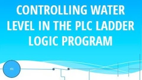 Controlling Water Level in the PLC Ladder Logic | Timer eg | PLC PROGRAMMING TUTORIAL FOR BEGINNERS