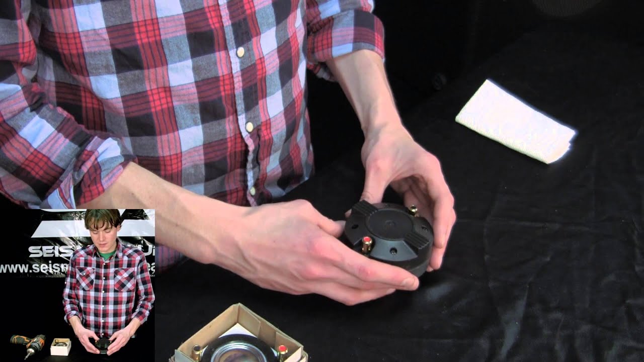 Seismic Audio Diaphragm Replacement Tutorial (Official)