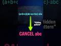 Factor This Fast - The Identity Most Students Miss #mathshorts #maths #mathtips #FactorThisFast