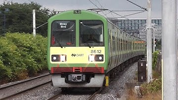 IE 8510 Class Dart Train number 8612 - Booterstown, Dublin