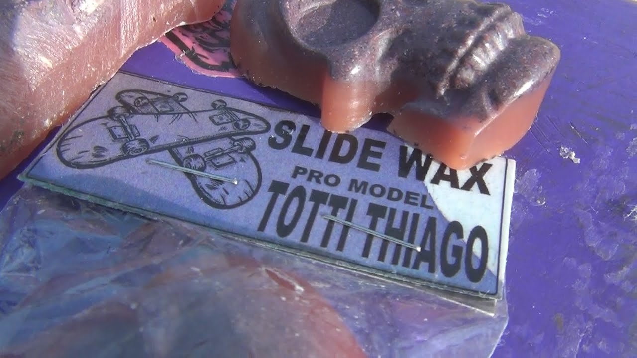 Slide Wax / Cera Vela Parafina Para Skateboarding YouTube