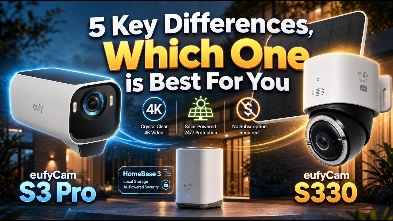 eufyCam S3 Pro vs S330: 5 Key Differences You Need to Know 2026