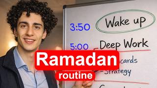 The Best Way To Study In Ramadan (Explained by a med student)