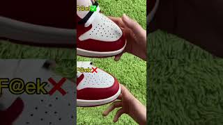 Real Vs Fake Lost & Found Jordan 1 ♥️ #sneakerhead #sneakers #viral