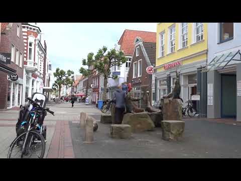 Walk through Aurich (East Frisia, Germany) and its Highstreet - Gang durch Aurich, Ostfriesland