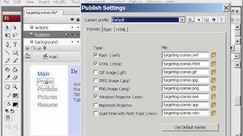 publishing and exporting