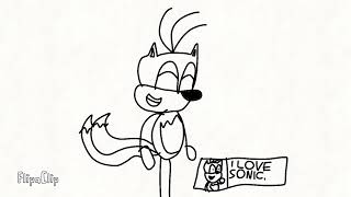 Sonic VHS analog horror but flipaclips