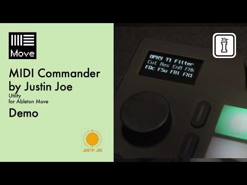 Ableton Move MIDI Controller — MIDI Commander by Justin Joe