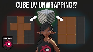How to UV Unwrap Cubes in Blender for Beginners!