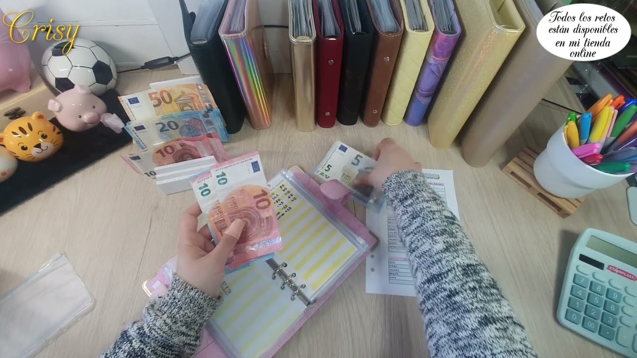 💸 Relleno de sobres MAYO | Presupuesto real con ingresos VARIABLES