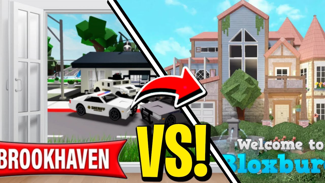 BROOKHAVEN REAL VS BROOKHAVEN ROBLOX! 🏡​🤯​ 