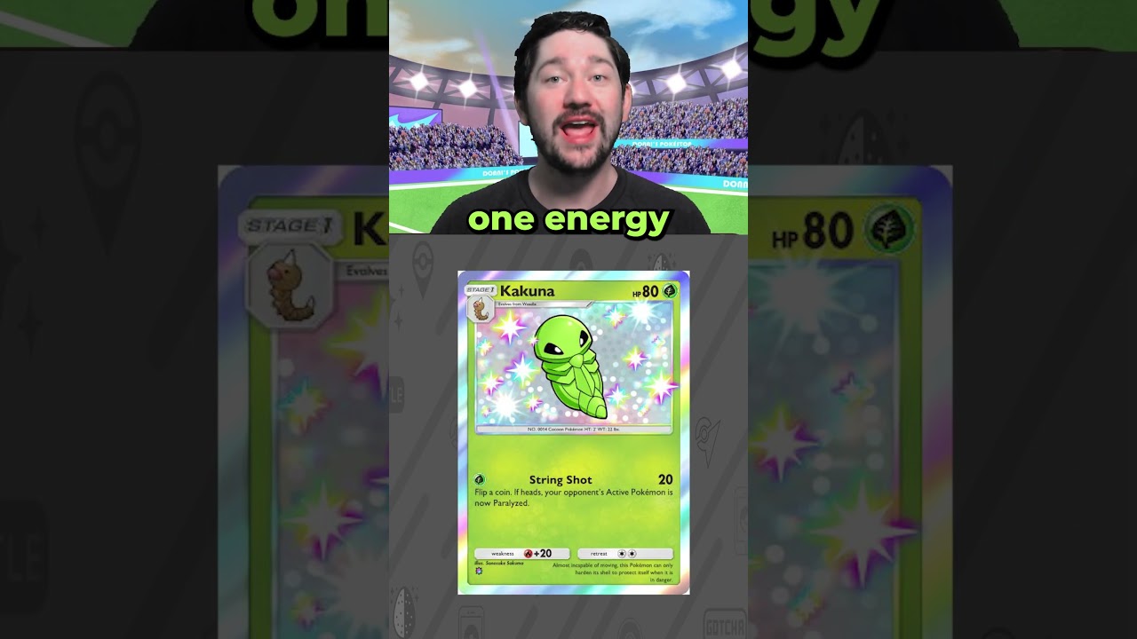Which Kakuna is Better Lets Learn Pokemon TCG Pocket #shorts #pokemontcgpocket