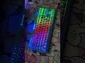 Test LED Phím Cơ MK71 Màu Xanh Da Trời Cực Chill! #mechanicalkeyboard
