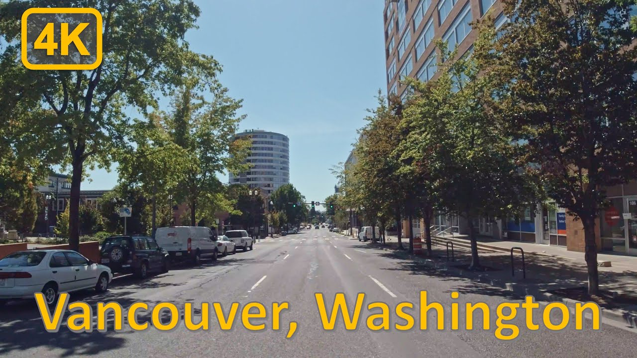 Driving in Downtown Vancouver, Washington 4K60fps YouTube