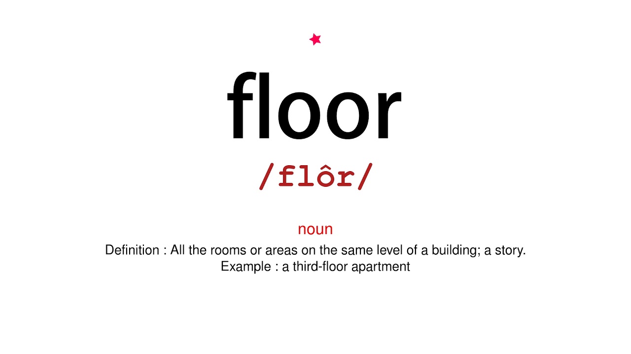 How to pronounce floor Vocab Today YouTube