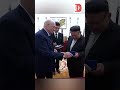 #shorts | Lukashenko Gifts Rifle to Kim Jong Un, Gets Sword in Return During Pyongyang Visit