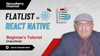FlatList in React Native – Beginner's Tutorial (Urdu/Hindi)