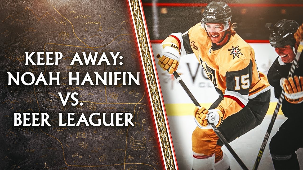 😱 NOAH HANIFIN TOOK THIS LOCAL BEER LEAGUE PLAYER TO SCHOOL 🤯