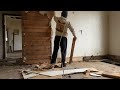 Reclaiming Roughcut Lumber From an Old Farmhouse