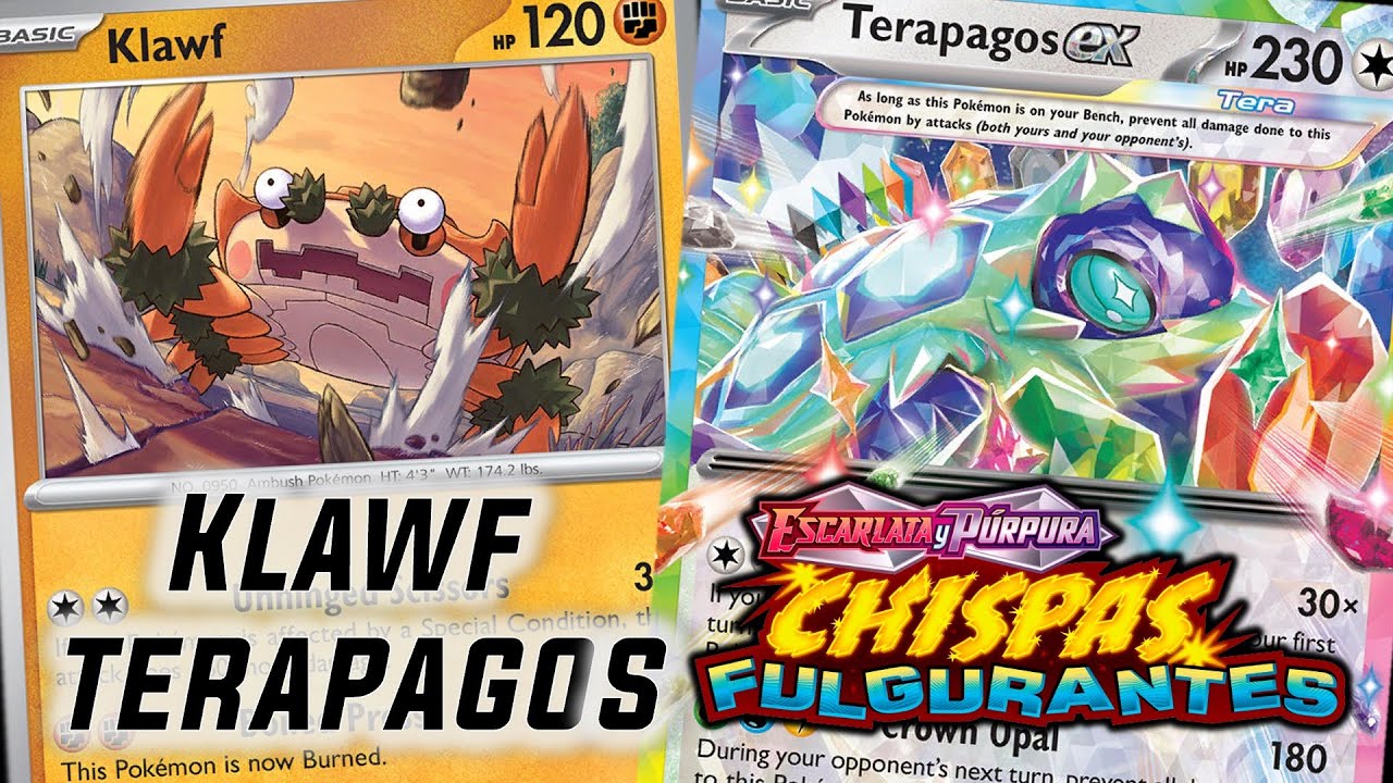 🦀 Klawf Terapagos ¡El poder del veneno! - Surging Sparks / Chispas Fulgurantes