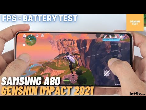 Samsung Galaxy A80 Genshin Impact Gaming test 2021 | Snapdragon 730, 8GB RAM