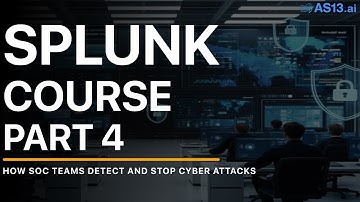How SOC Teams Detect and Stop Cyber Attacks | Splunk course Part 4