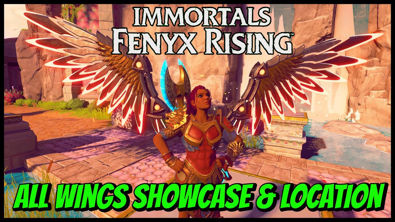All Wings Showcase & Location I Immortals Fenyx Rising YouTube