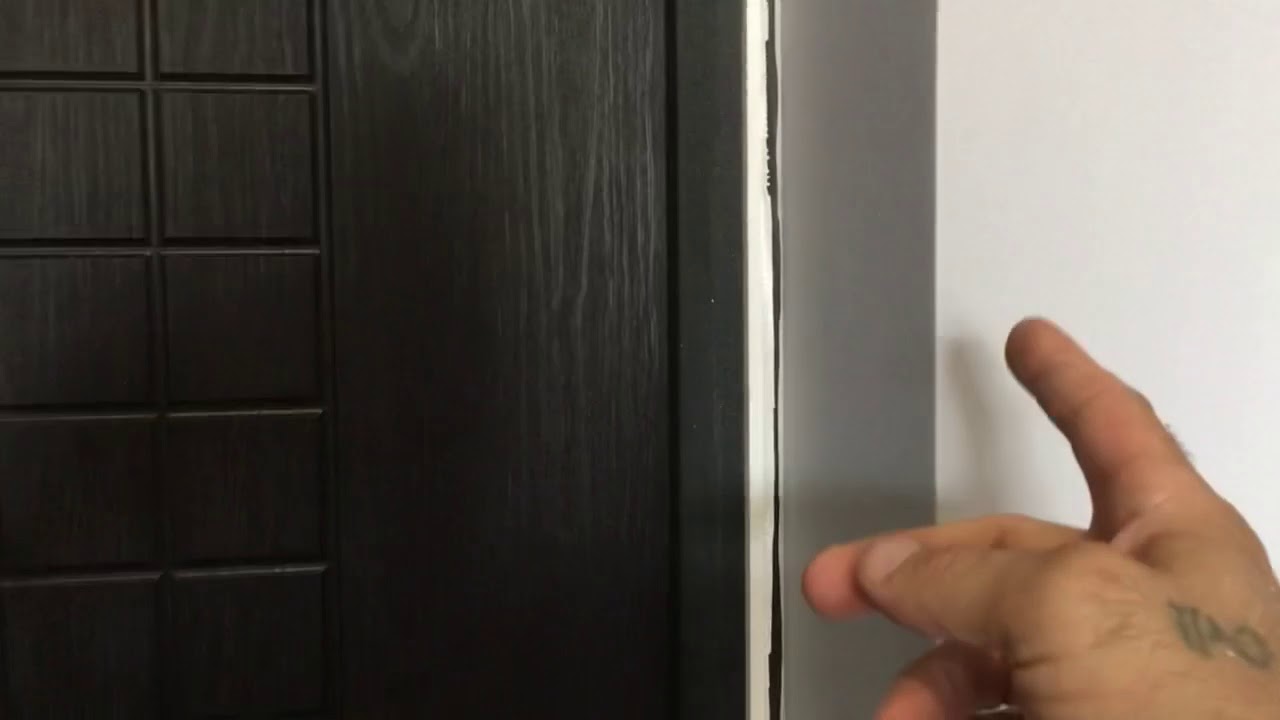 Установка добора на входную дверь,доработанный вариант#добор на входную ...