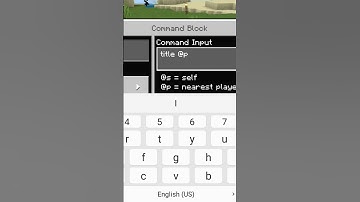How to add title by command block in mcpe#minecraft