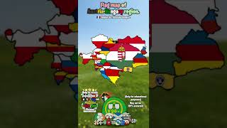 Flag map of Austria-Hungary region.