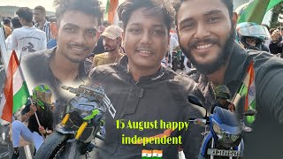 15 August independence day 2023??..the offbeat guy (sumon)❤️ একসাথে AZAD HIND DHABA ride ?️?️করলাম।।