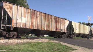 IC 6201 SD40-3 Leads The Clinton Local Mt. Pulaski, IL