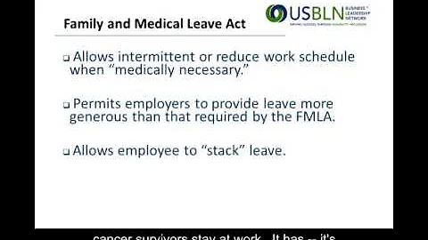 Employment Rights of People Touched by Cancer