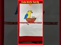 Birds Family #Cute Birds #Nature 💕 #Wildlife #Family Bond #Shorts #Viral Shorts