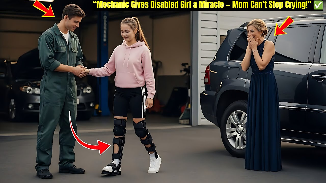 ✅Бедный механик совершил чудо для дочери миллиардера-инвалида — мать расплакалась!