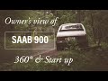 【SAAB 900 turbo S】Owner's view ~Walk around and start up~
