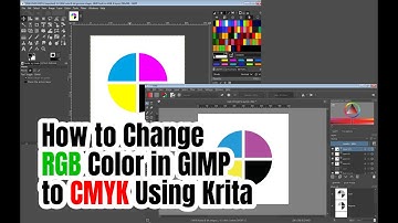 Cara Merubah/Convert RGB di GIMP ke CMYK di Krita