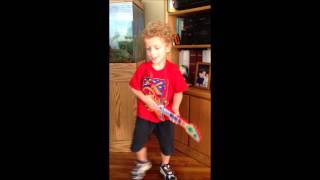 Leap Frog Touch Magic Rockin Guitar Review.wmv