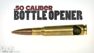 .50 Cal Bottle Opener Made From A Real Bullet
