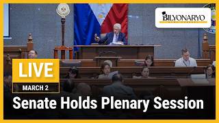 LIVE: Senate holds plenary session | March 2, 2026